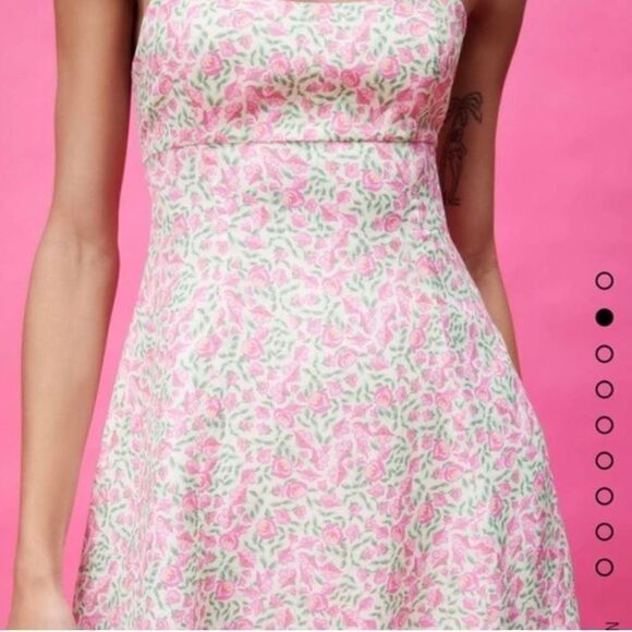 ✨Zara Pink Floral Mini Dress✨ - Picture 12 of 13